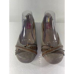 PoP womens Gazer size 11 M Memory Foam grey slip on casual comfort